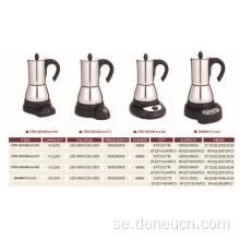 America Coffee Brewer rostfria kaffemaskiner med timer